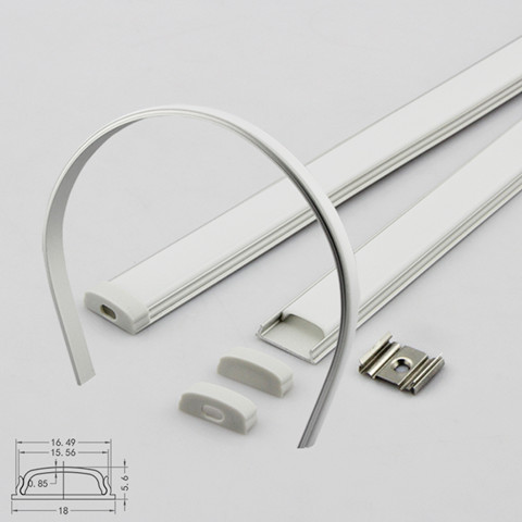 YT-B1806 12mm PCBSmart bendable flexible  profile