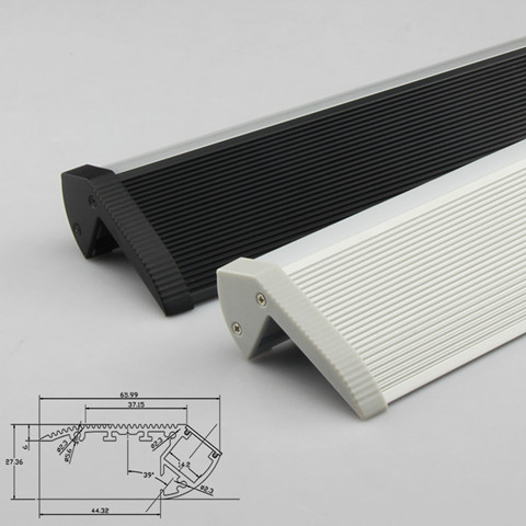 YT-SN001 10mm PCBStep/stair nosing mounting profile