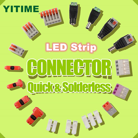 DC5.5-2.1mm SML/PCTFast quick strip wire connector 