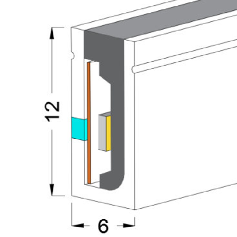 YT-SN2835-XX-0612Side View Neon Strip 0612